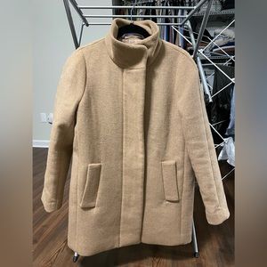 JCREW tan wool jacket- petite 4